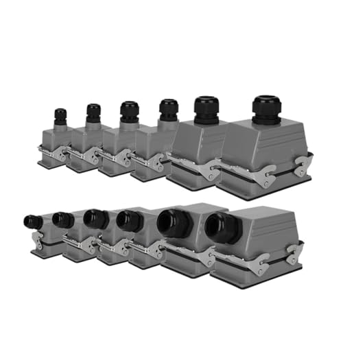 Robuster, wasserdichter Luftfahrtstecker, industrieller elektrischer Kabelstecker for Automatisierung und Maschinen, 1 Stück(32 Core Top Entry) von CEQFSWHQ