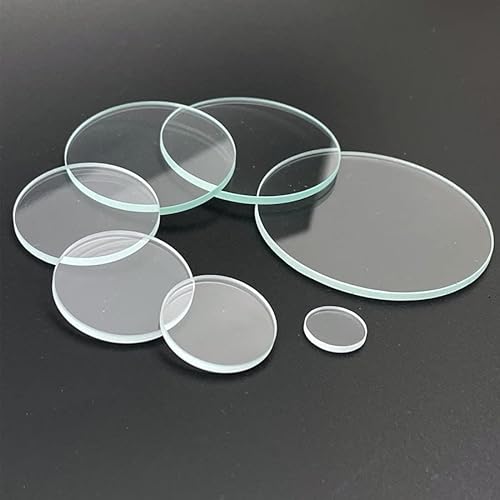 Runde, Flache Glaslinse for Taschenlampen, Scheinwerfer und Fahrradlichter – Größen 20,5–75 mm erhältlich(52mm x 2mm) von CEQFSWHQ