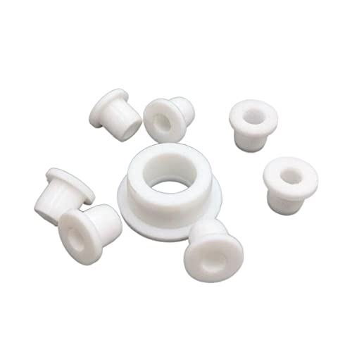 Weiße Silikon-Lochstopfen und -Tüllen (5–28 mm) for Schutz von Drahtkabeln – langlebige Endkappen(22mm(Bore 12mm)-5pcs) von CEQFSWHQ