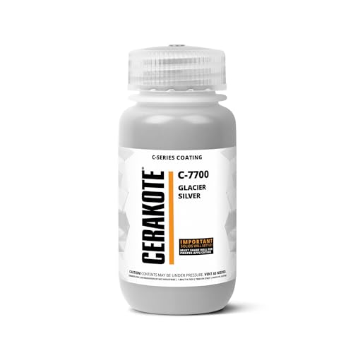 CERAKOTE® (AIR CURE) C-Serie Ice Silver (16 oz) | C-7700P | Unsere Keramik-Technologie kombiniert Leistung mit Farbe auf allen Metallen, Polymeren + mehr von CERAKOTE