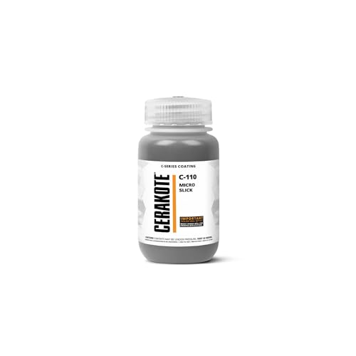 CERAKOTE® Air Cure C-Serie MICRO SLICK DRY FILM COATING (4 oz) | C-110T | Unsere Keramik-Technologie kombiniert Leistung mit Farbe auf allen Metallen, Polymeren + mehr von CERAKOTE