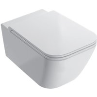 Wandhängendes Toilettenbecken ohne Rand 56x36 cm Globo Stone STS06BI Weiß - Keramik - Standard von CERAMICA GLOBO
