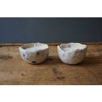 2 Keramik-Container-Kerzen Sojawachskerzen/Keramikkerzen Weihnachtsbeleuchtung Keramikschalen von CERAMICSbyVITA