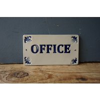 Office Schild/Türschild Aus Keramik von CERAMICSbyVITA