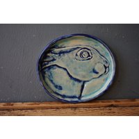 Vintage Keramik Teller Kaninchen/Hase Sammelteller Tablett von CERAMICSbyVITA
