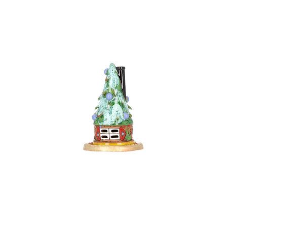 CERAMICdesign Räucherhäuschen aus Keramik (Weihnachtsedition) von CERAMICdesign