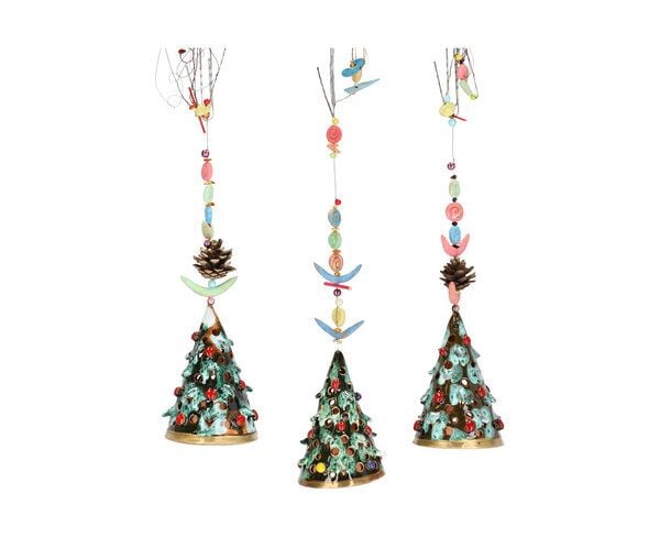CERAMICdesign Windspiel Glocken aus Keramik (Weihnachsedition) von CERAMICdesign