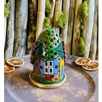 Ton Original Stil Handgemachte Keramik Feen - Hauskerze. Handgefertigter Teelicht Kerzenhalter Aus Keramik. Home, Tischdekoration.einzigartiges von CERAMICdesignSHOP
