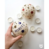 Geburtstag-/Namenslampe "Moritz" Aus Keramik, 11cm, 16cm, 20cm Durchmesser Geburtstag-/Namenslampe "Moritz" Aus Keramik, 11cm, 16cm, 20cm Durchmesser von CERAPHIE