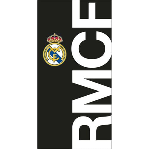 CERDÁ LIFE'S LITTLE MOMENTS Real Madrid Handtuch 90x180 super schnelltrocknend und extra weiches Gefühl – Real Madrid Strand-, Pool- oder Badetuch mit einzigartigem Design und offizieller Lizenz von CERDÁ LIFE'S LITTLE MOMENTS