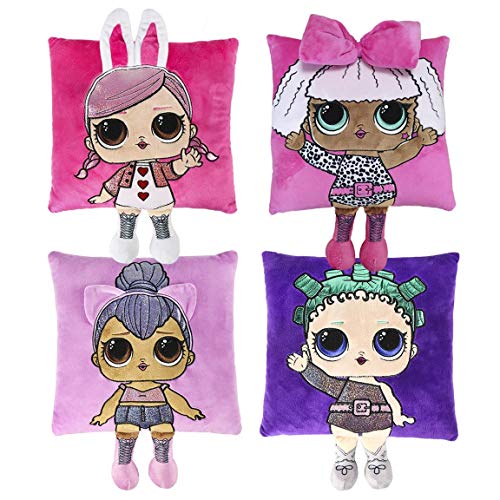 L.O.L LOL 2200004481 Kissen mit Applikationen, Violett von CERDÁ LIFE'S LITTLE MOMENTS