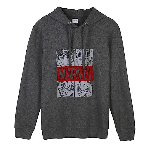 Marvel - Logo - Sweat à Capuche Coton (XL) von CERDÁ LIFE'S LITTLE MOMENTS