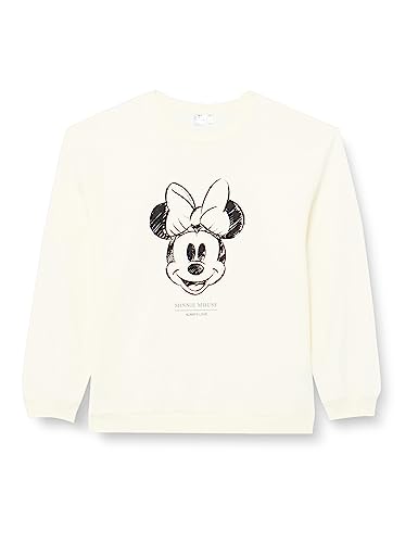 Minnie Mouse Sweatshirt - Beige - Größe XL - Hergestellt aus 100% Baumwolle 240 g/m² - Minnie Mouse - Original Design in Spanien von Cerdá