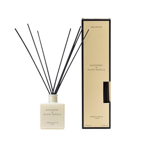 CERERÍA MOLLA 1899 | Mikado Premium Raspberry & Black Vanilla | Raumduft | Stäbchen-Diffusor | Duft für Zuhause | 100 ml CERERÍA MOLLA 1899 | Mikado Premium Raspberry & Black Vanilla | Raumduft | Stäbchen-Diffusor | Duft für Zuhause | 100 ml von Cereria Molla