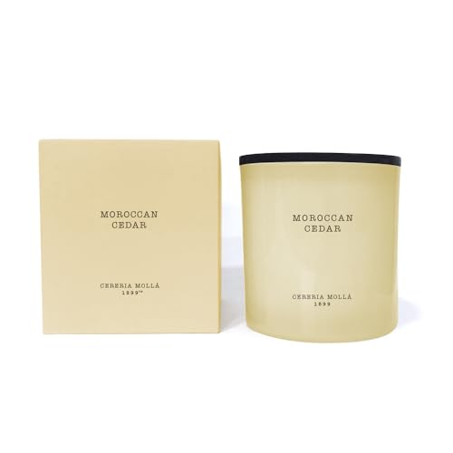 CERERÍA MOLLA 1899 | XL Kerze Moroccan Cedar | 3-Docht Aromakerzen | 80 Stunden Brenndauer | Natürliche Duftkerze | Recycelbare Verpackung | Handgemachte Kerze CERERÍA MOLLA 1899 | XL Kerze Moroccan Cedar | 3-Docht Aromakerzen | 80 Stunden Brenndauer | Natürliche Duftkerze | Recycelbare Verpackung | Handgemachte Kerze von Cereria Molla