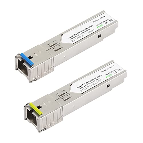 CERRXIAN 1.25G Single Mode BIDI SFP SC Modul Glasfaser-Transceiver, SFP-WDM-SM, 3KM SC Tx1550nm/Rx1310nm-1 Paar CERRXIAN 1.25G Single Mode BIDI SFP SC Modul Glasfaser-Transceiver, SFP-WDM-SM, 3KM SC Tx1550nm/Rx1310nm-1 Paar von CERRXIAN