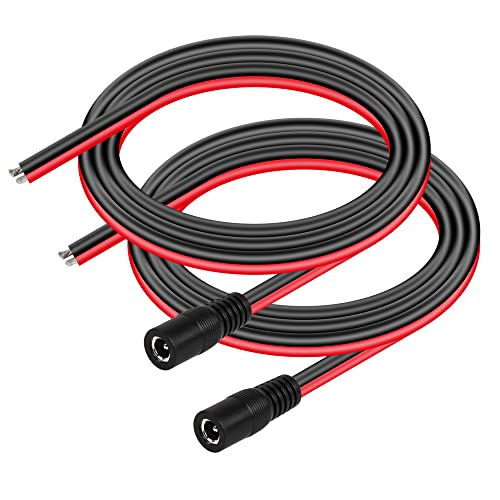 CERRXIAN DC5521 Power Pigtails Kabel, 3.3 FT 14AWG 5.5mm x 2.1 mm DC Female Bare Wire Open End Power Wire, DC Supply Repair Kabel für CCTV Sicherheitskamera LED Strip Light Etc-2 Pcs-3.3FT 5521 Female CERRXIAN DC5521 Power Pigtails Kabel, 3.3 FT 14AWG 5.5mm x 2.1 mm DC Female Bare Wire Open End Power Wire, DC Supply Repair Kabel für CCTV Sicherheitskamera LED Strip Light Etc-2 Pcs-3.3FT 5521 Female von CERRXIAN