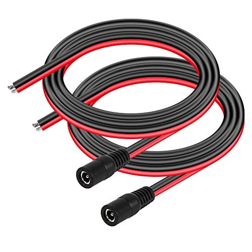 CERRXIAN DC5525 Power Pigtails Kabel, 3.3 FT 14AWG 5.5mm x 2.5 mm DC Female Bare Wire Open End Power Wire, DC Versorgung Reparaturkabel für CCTV Sicherheitskamera LED Strip Light Etc-2 Pcs CERRXIAN DC5525 Power Pigtails Kabel, 3.3 FT 14AWG 5.5mm x 2.5 mm DC Female Bare Wire Open End Power Wire, DC Versorgung Reparaturkabel für CCTV Sicherheitskamera LED Strip Light Etc-2 Pcs von CERRXIAN