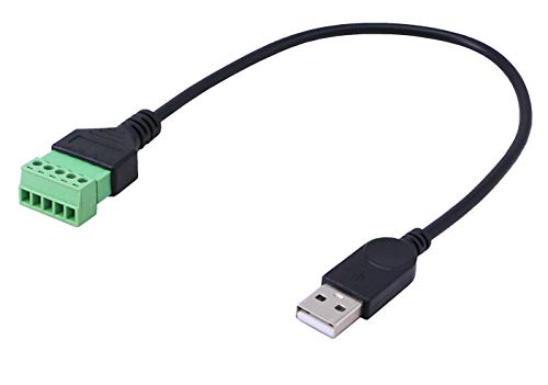 CERRXIAN USB 2.0 5PIN lötfreies Verlängerungskabel, kein Löten erforderlich (USB A M) von CERRXIAN