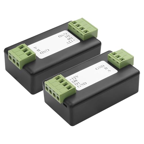 CERRXIAN Wiegand-Signalverlängerung, Signalverlängerung für Zugangskontroll-Stempelsteuerung, Wiegand zu 485, unterstützt bis zu 1200 m, adaptive Formate WG26 bis WG80, kompatibel mit Kartenlesegeräte CERRXIAN Wiegand-Signalverlängerung, Signalverlängerung für Zugangskontroll-Stempelsteuerung, Wiegand zu 485, unterstützt bis zu 1200 m, adaptive Formate WG26 bis WG80, kompatibel mit Kartenlesegeräte von CERRXIAN