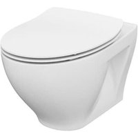 Moduo Wand-WC ohne Flansch mit SoftClose-Sitz, Weiß (K701-147-ECO) - Cersanit von CERSANIT