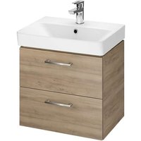 Lara - Waschtisch mit Unterschrank, 46x49x35 cm, 2 Schubladen, Walnuss S801-322-DSM - Cersanit Lara - Waschtisch mit Unterschrank, 46x49x35 cm, 2 Schubladen, Walnuss S801-322-DSM - Cersanit von CERSANIT
