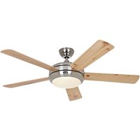 Deckenventilator Titanium 132 Chrom ohne Steuerung von CASAFAN