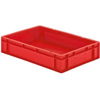 LA-KA-PE Transport-Stapelkasten B600xT400xH120 mm rot, geschlossen ohne Griffloch LA-KA-PE Transport-Stapelkasten B600xT400xH120 mm rot, geschlossen ohne Griffloch von CERTEO