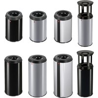 Hailo Papierkorb (flammenlöschend) ProfiLine Safe xl schwarz von CERTEO