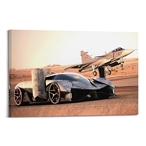 Hyper Car Poster für Koenigsegg Ghost Sports Car Super Car Dekorative Malerei Leinwand Wand und Kunst Bild Familie Schlafzimmer Dekor 30 x 45 cm von CETE