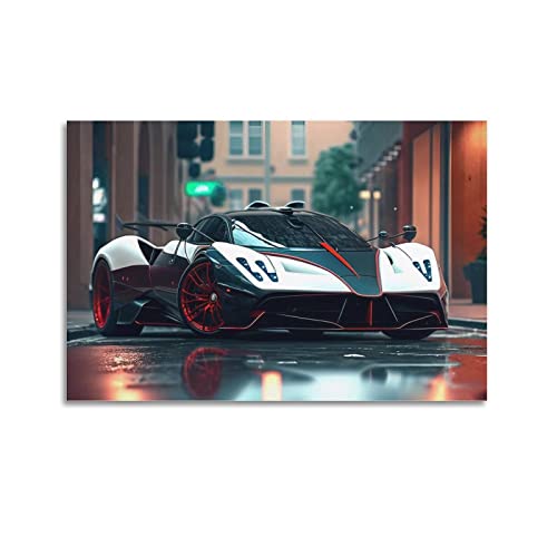 Hyper Car Poster für Pagani Zonda Rennauto Sportwagen Dekorative Malerei Leinwand Wand und Kunst Bild Familie Schlafzimmer Dekor 30 x 45 cm von CETE