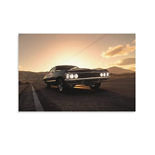 Muskelauto-Poster für Chevrolet Impala Sportauto-Poster, dekoratives Gemälde, Leinwand, Wandposter und Kunstbild, modernes Familien-Schlafzimmer, Dekoration, Poster, 30 x 45 cm von CETE