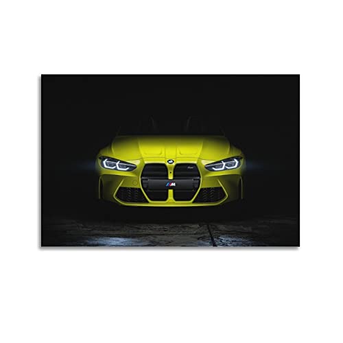 Sportauto-Poster für BMW G82 M4 Rennwagen, dekoratives Gemälde, Leinwand, Wand- und Kunstbild, Familien-Schlafzimmer, Dekoration, 30 x 45 cm von CETE