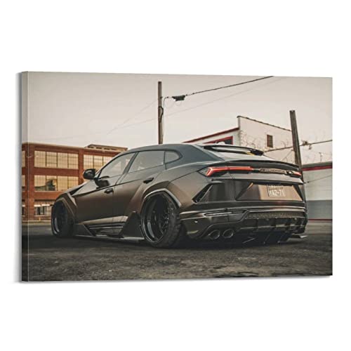 Sportauto-Poster für Lamborghini Urus SUV Supercar Rennauto Dekorative Malerei Leinwand Wand und Kunst Bild Familie Schlafzimmer Dekor 60 x 90 cm von CETE