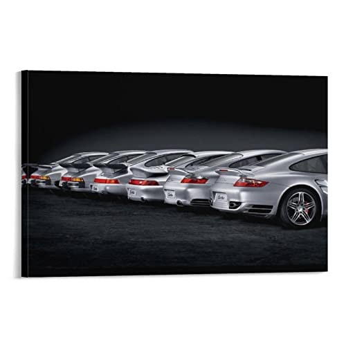 Super Sports Auto Poster Historic Porsche 911 Turbo Poster Dekorative Malerei Leinwand Wandposter und Kunstbild Druck Moderne Familie Schlafzimmer Dekor Poster 40 x 60 cm von CETE