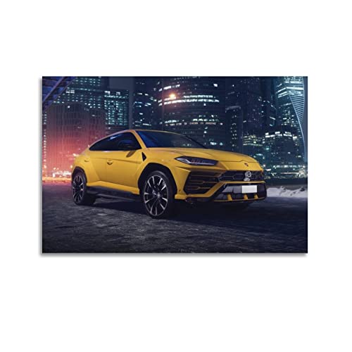 Supercar Poster für Lamborghini Urus SUV Sportwagen, dekoratives Gemälde, Leinwand, Wand- und Kunstbild, Familien-Schlafzimmer, Dekoration, 30 x 45 cm von CETE