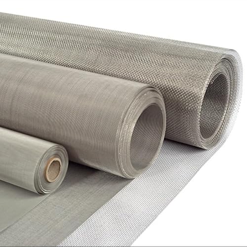 Maschengewebe, 400 Mesh 304 Edelstahlgewebe, 20 * 40 Zoll 30 Mikron Edelstahl-Filtrationsdrahtgewebe, for Sieben von Materialien 1 Stück von CETEOR