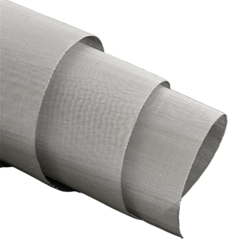Maschengewebe, Siebplatte aus Edelstahl mit 250 Maschen, 50 x 200 cm Filterdraht, for Trennen von Partikeln, Reparatur-Fixgitter for die Metallfront, 1 Stück von CETEOR