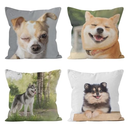 CEVAN Leinen Kissenbezüge Modern Kissenbezug Sitzkissen Hund Kissenbezüge Kinder Kissenhülle Orientalisch Kissenbezüge Sofa Dekor 45x45cm,4Pcs CEVAN Leinen Kissenbezüge Modern Kissenbezug Sitzkissen Hund Kissenbezüge Kinder Kissenhülle Orientalisch Kissenbezüge Sofa Dekor 45x45cm,4Pcs von CEVAN