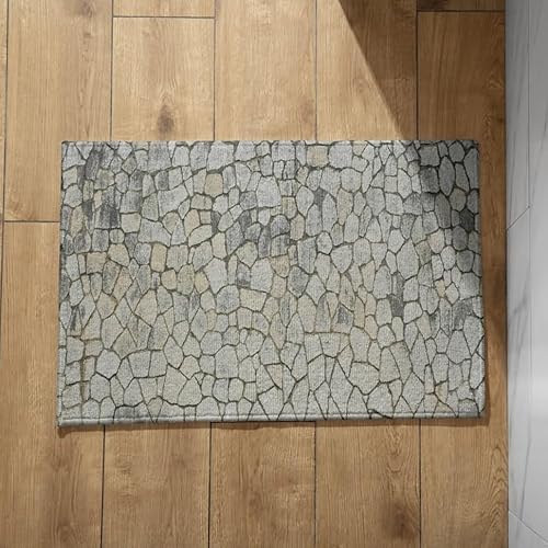 CEVAN Schmutzfangmatte Landhausstil Bunte Fussmatte Aussen Stein Schmutzfangmatte Innen Groß Bunt Türmatte Usa 40x60cm CEVAN Schmutzfangmatte Landhausstil Bunte Fussmatte Aussen Stein Schmutzfangmatte Innen Groß Bunt Türmatte Usa 40x60cm von CEVAN