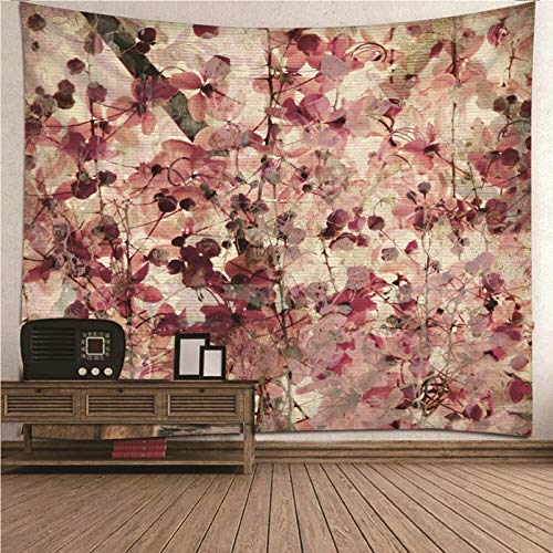 CEVAN Wandteppich Bunt Wanddekoration Für Küche Blumenzweig Wandteppich Schlicht Anatures Strandtuch Kunst Dekorationen Decke Wandbehang Stoff Rosa 200x150cm CEVAN Wandteppich Bunt Wanddekoration Für Küche Blumenzweig Wandteppich Schlicht Anatures Strandtuch Kunst Dekorationen Decke Wandbehang Stoff Rosa 200x150cm von CEVAN