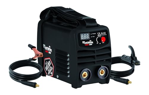 CEVIK PRO CE-MINI125 – Mini-Schweißgerät Inverter MMA mit Maske und Elektrodenhalter – 120 A, 40% 230 V – Elektroden bis 3,25 mm – Digitalanzeige – Generator OK – tragbar von CEVIK PRO