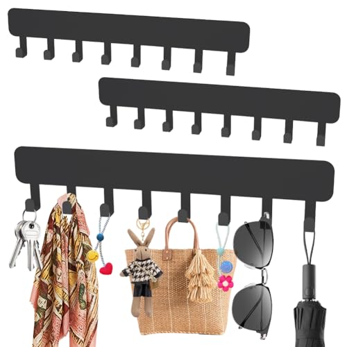 CEWROM Schlüsselbrett mit 8Haken, Schlüsselleiste Selbstklebend Ohne Bohren Oder Zum Kleben, Schlüsselhalter Wand, Key Holder Wall für Wandhaken Dekor, Garagen, Badezimmer, Küchen CEWROM Schlüsselbrett mit 8Haken, Schlüsselleiste Selbstklebend Ohne Bohren Oder Zum Kleben, Schlüsselhalter Wand, Key Holder Wall für Wandhaken Dekor, Garagen, Badezimmer, Küchen von CEWROM