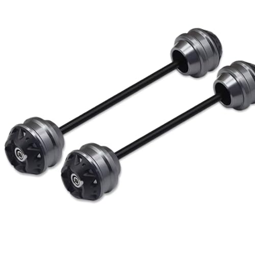 CEWSUIO Motorrad Achsgleiter Für MT-03 2015 2016 2017 2018 2019 2020 2021 2022 2023 2024 Motorrad 1 Paar Crash Protection Hinterachse Gabel Crash Sliders Schutz Radnabe(Metallic) von CEWSUIO