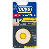 CEYS Stira & Seal Weißes wasserdichtes Dichtungsband 1,5 m x 19 mm 507802 CEYS Stira & Seal Weißes wasserdichtes Dichtungsband 1,5 m x 19 mm 507802 von CEYS