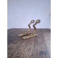 Ein Paar Sehr Dicke Und Einzigartige Jugendstil Gardinenstangen-Halter Aus Bronze Ein Paar Sehr Dicke Und Einzigartige Jugendstil Gardinenstangen-Halter Aus Bronze von CEsourced