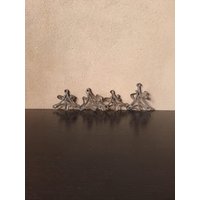 Vier Dekorative Reste Eines Jugendstil Gusseisen-Lüsters von CEsourced