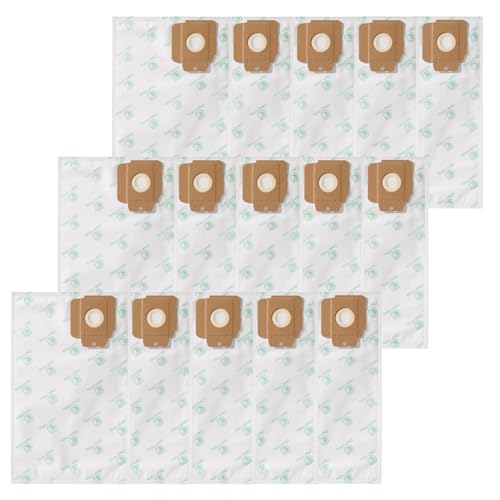 CF Clean Fairy 15 Staubsaugerbeutel passend für Kärcher Tornado CV30/1 CV38/1 CV48/2 NSS Pacer 112-115UE Micro-Synthetiktuch Filterbeutel von CF Clean Fairy