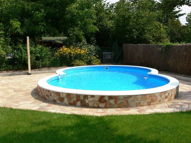 Achtform-Schwimmbecken-Set California von CF Group