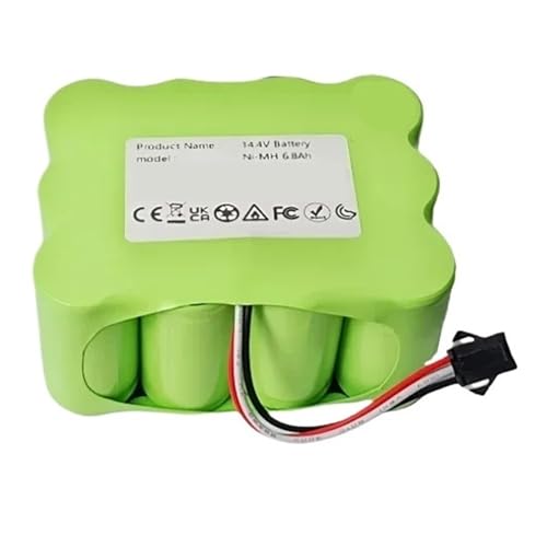 14,4 V Ni-Mh SC-Akku 3800 MAh, Kompatibel Mit KV8, XR210 XR510 XR210A XR210B XR510B XR510C Staubsauger-Kehrroboter(6.8Ah-1) von CFBKPUGN